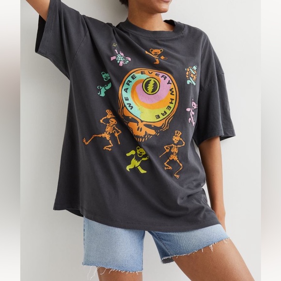 H&M oversized Printed T-shirt - Picture 3 of 10